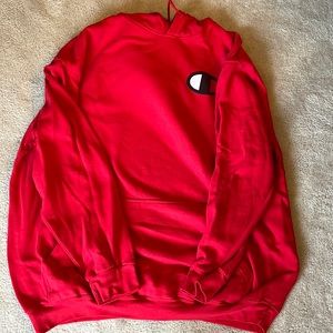Red Champion Hoodie 3XLT